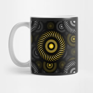 Silver and Gold Abstract Mandalas Mug